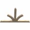 Ekena Millwork Richland Rough Sawn Timber Gable Bracket, Douglas Fir, 96"W x 60"H x 4"D x 6"F, 15/12 Pitch GBW096X60X0406RIC00RDF - alternate 5